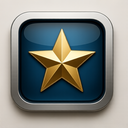 icon_entertainment_star_metallic icon preview