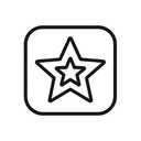 icon_entertainment_star_minimal_outline icon preview