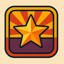 icon_entertainment_star_retro icon preview