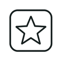 icon_entertainment_star_thin icon preview
