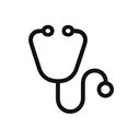 icon_entertainment_stethoscope_line_art icon preview