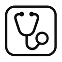 icon_entertainment_stethoscope_monochrome icon preview
