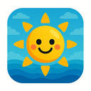 icon_entertainment_sun_cartoon icon preview
