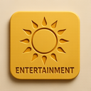 icon_entertainment_sun_embossed icon preview