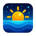 icon_entertainment_sun_futuristic icon preview
