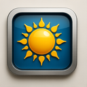 icon_entertainment_sun_metallic icon preview