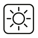 icon_entertainment_sun_monochrome icon preview