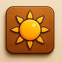 icon_entertainment_sun_wooden icon preview