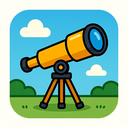 icon_entertainment_telescope_cartoon icon preview