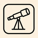 icon_entertainment_telescope_elegant icon preview