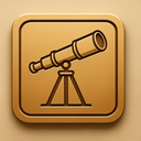 icon_entertainment_telescope_embossed icon preview