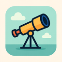 icon_entertainment_telescope_flat_pastel icon preview