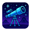 icon_entertainment_telescope_futuristic icon preview