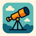 icon_entertainment_telescope_geometric icon preview