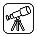 icon_entertainment_telescope_outline icon preview