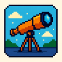 icon_entertainment_telescope_pixel_art icon preview