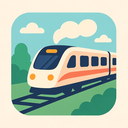 icon_entertainment_train_flat_pastel icon preview