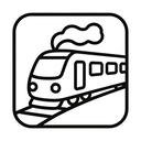 icon_entertainment_train_line_art icon preview