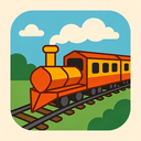 icon_entertainment_train_origami icon preview