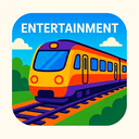 icon_entertainment_train_vibrant_colors icon preview