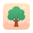 icon_entertainment_tree_flat_pastel icon preview