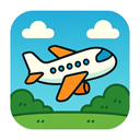 icon_environment_airplane_cartoon icon preview