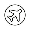 icon_environment_airplane_line_art icon preview