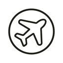 icon_environment_airplane_minimal_outline icon preview