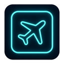 icon_environment_airplane_neon icon preview
