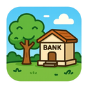 icon_environment_bank_cartoon icon preview