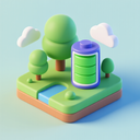 icon_environment_battery_3d_isometric icon preview