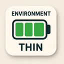 icon_environment_battery_thin icon preview