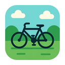 icon_environment_bicycle_flat_design icon preview