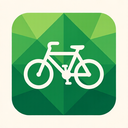 icon_environment_bicycle_geometric icon preview