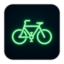 icon_environment_bicycle_neon icon preview