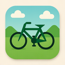 icon_environment_bicycle_origami icon preview