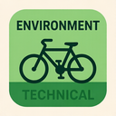 icon_environment_bicycle_technical icon preview