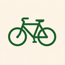 icon_environment_bicycle_thin icon preview