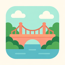 icon_environment_bridge_flat_pastel icon preview
