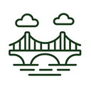 icon_environment_bridge_line_art icon preview