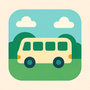 icon_environment_bus_flat_pastel icon preview