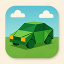 icon_environment_car_origami icon preview