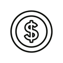 icon_environment_coin_minimal_outline icon preview