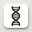icon_environment_dna_strand_monochrome icon preview