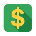 icon_environment_dollar_sign_flat_design icon preview