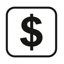 icon_environment_dollar_sign_monochrome icon preview