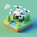 icon_environment_drone_3d_isometric icon preview