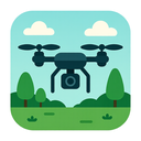 icon_environment_drone_flat_design icon preview