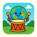 icon_environment_drum_cartoon icon preview