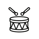 icon_environment_drum_monochrome icon preview